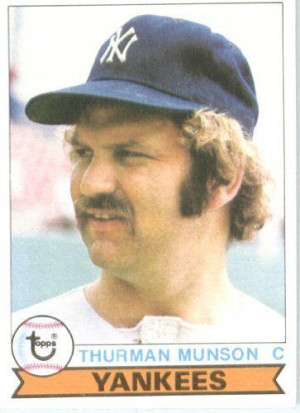 1979 Topps #310 Thurman Munson New York Yankees MLB Original Baseball ...