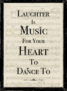 ... Is Music To Your Heart To Dance To : Small Black Frame Picture More