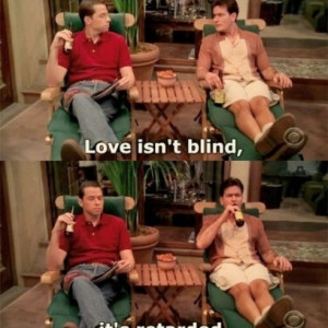 Charlie Sheen Figures Out What Love Is On Two and a Half Men