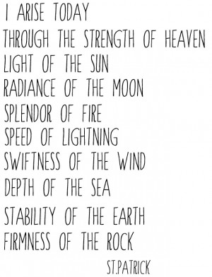 always knew I liked St. Patrick.