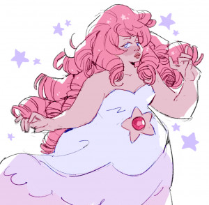 Fanart rose quartz steven universe