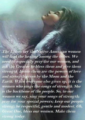 Women, native prayer