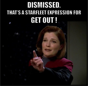 Star Trek Voyager Seven Of Nine And Captain Kathryn Janeway Meme