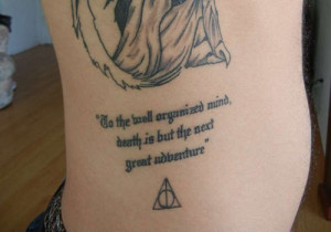 Deathly Hallows Quote Tattoo