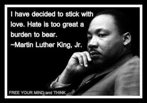 Today, in honor of a great man we celebrate Martin Luther King Jr. who ...