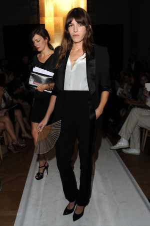 Lou Doillon attends the Yves Saint Laurent Ready to Wear Spring ...