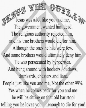Jesus was an outlaw