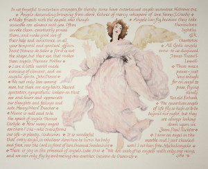 angel quotes 1998 15 x20 watercolour calligraphy