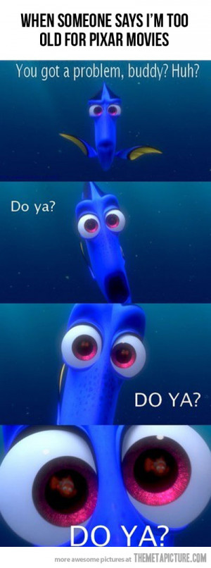 Funny photos funny Dory Finding Nemo eyes