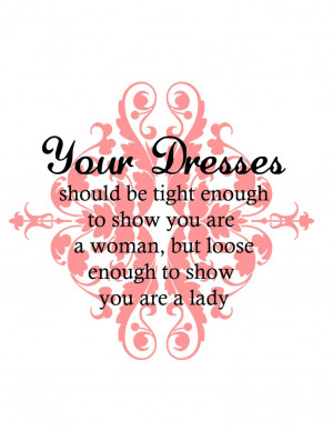 Dresses - Marilyn Monroe quote