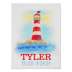 baby_boy_nursery_lighthouse_quote_poster ...