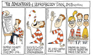 Huckleberry Finn Satire Quotes. QuotesGram