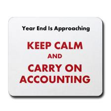 Accounting Year End Motivational Quote Mousepad for
