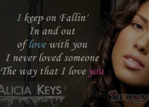 Alicia Keys Quotes – Fallin’