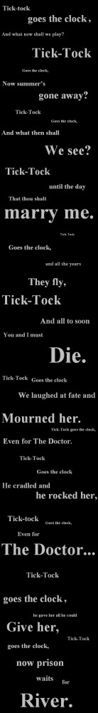 full tick tock lyrics | Doctor Who