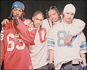 bone thugs football jerseys: The Bone Thugs dressed up in football ...