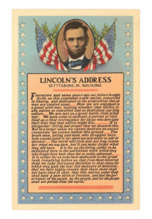 Tags: Gettysburg Address , Lincoln , Lincoln Gettysburg , President ...
