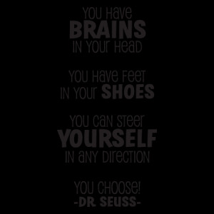 Brains Dr. Seuss Wall Quotes™ Decal
