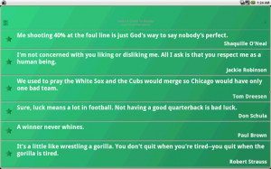 Athletes Quotes - screenshot thumbnail