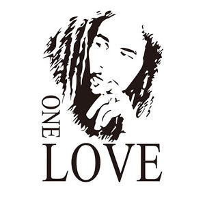 BOB-MARLEY-ONE-LOVE-Removable-Vinyl-Quotes-Home-Wall-Stickers-Art-Hot ...