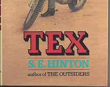 Signed first edition of Tex by S.E. Hinton, author of The Outsiders ...