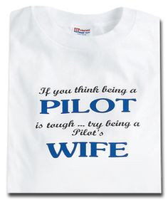 PILOT'S WIFE T-SHIRT MEDIUM at CrewGear More