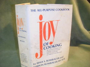 THE JOY OF COOKING by MARION IRMA S ROMBAUER HCDJ 1975 1985