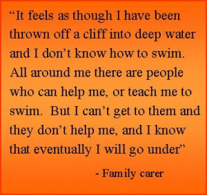 Family carers may not appreciate how little time you have to dedicate ...