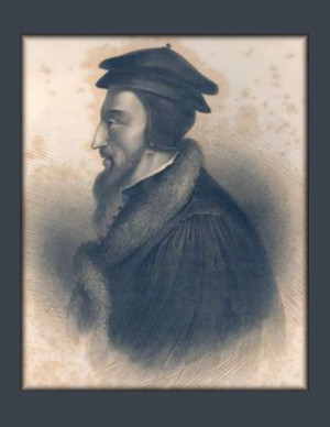 Here is a small collection of photos of John Calvin I found online.