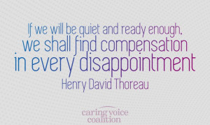 Dealing with disappointment #disappointment #HenryDavidThoreau #quotes
