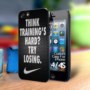 Nike quote white on metal Iphone 4 case | TheYudiCase - Accessories on ...