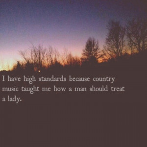 Might not have a country man. But I have a man who loves country LOL!