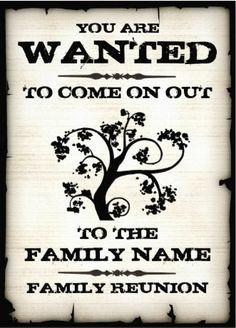 family reunion invitations - free family reunion invitations