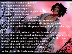 what Sasuke Uchiha taught me by Tifa1993