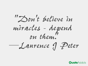 Don't believe in miracles - depend on them.. #Wallpaper 2