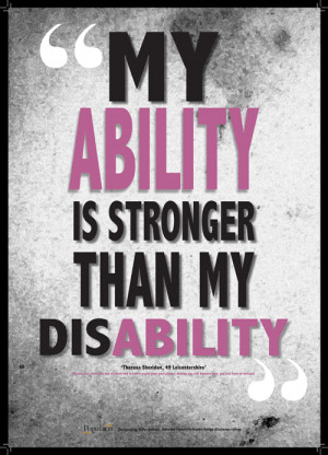 ... poster from zazzle com http www zazzle com disability awareness poster