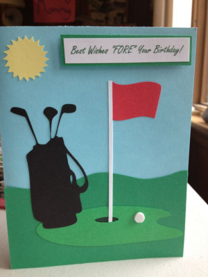 Golf Birthday Cards