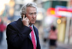 Chesapeake Energy Corporation CEO Aubrey McClendon walks through the ...