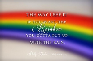 Dolly parton rainbow quote
