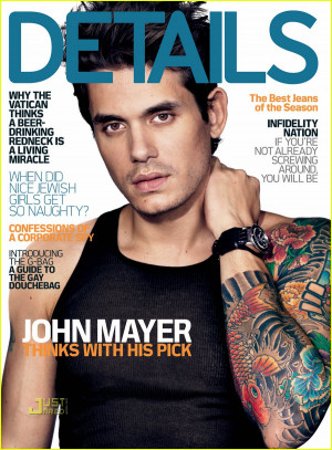 John Mayer Covers Details Magazine December 2009