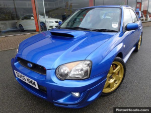 subaru wrx sti blue