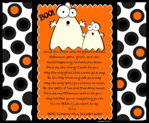 Copy of Visiting Teaching Ghost Cute Halloween Poems