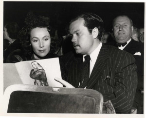 Dolores Del Rio and Orson Welles