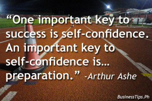 Quote about confidence and preparation