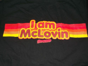 Superbad I AM McLOVIN T Shirt Sz Large L 42/44 100% Cotton