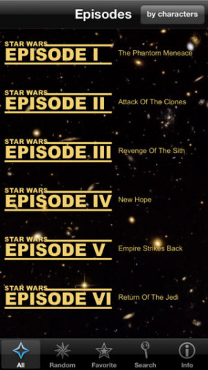 Quotes for Star Wars app review: for the true fans