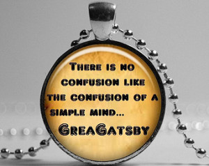 ... Quote Pendant, glass pendant, quote Great Gatsby Jewelry - quote best