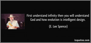 First understand infinity then you will understand God and how ...