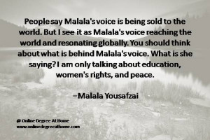 ... women's rights, and peace. -Malala Yousafzai #Quoteseducation #