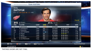 NHL 14 player ratings?